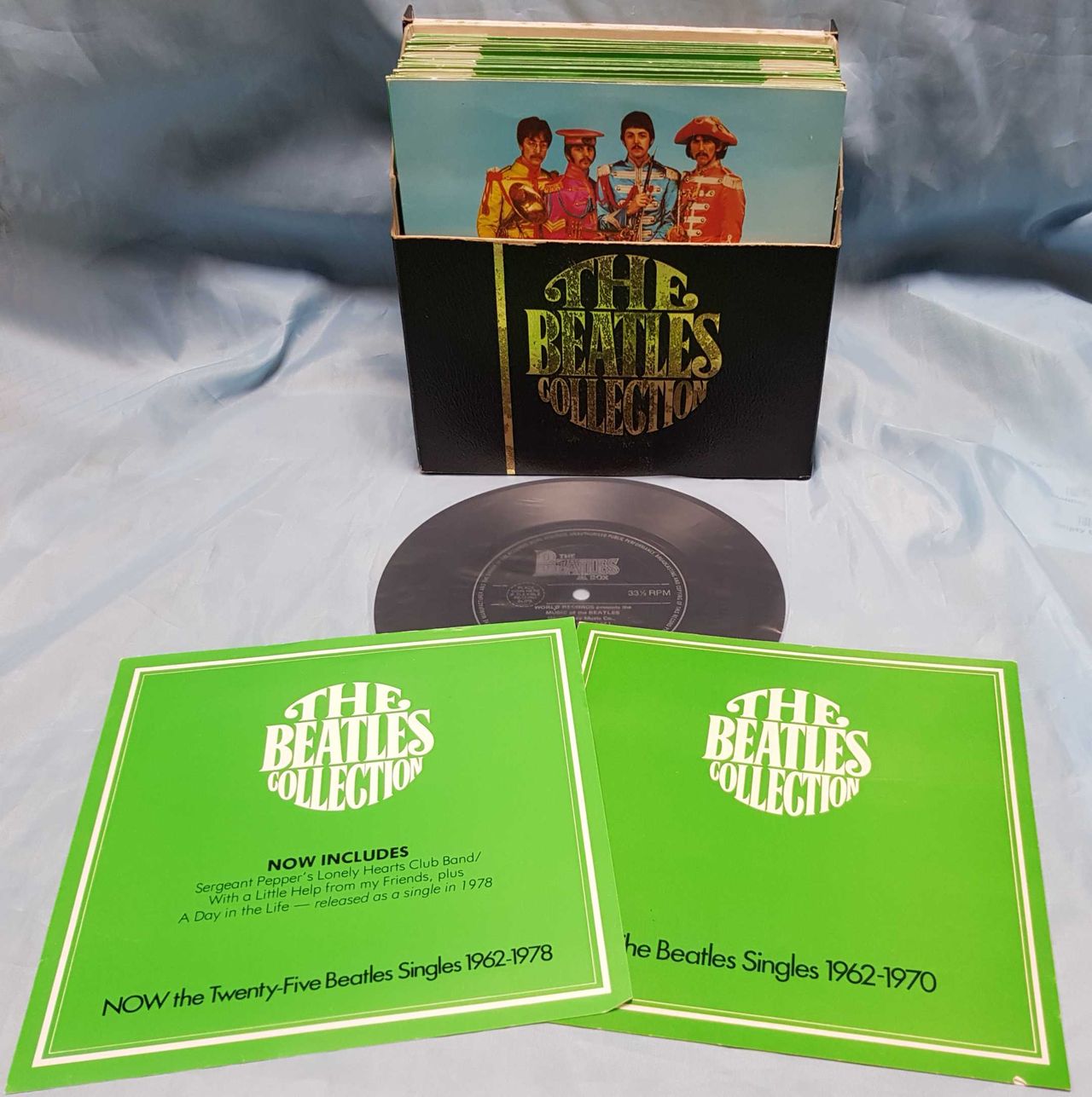 The Beatles The Beatles Collection + 2 Inserts & Flexi - VG UK 7" box set