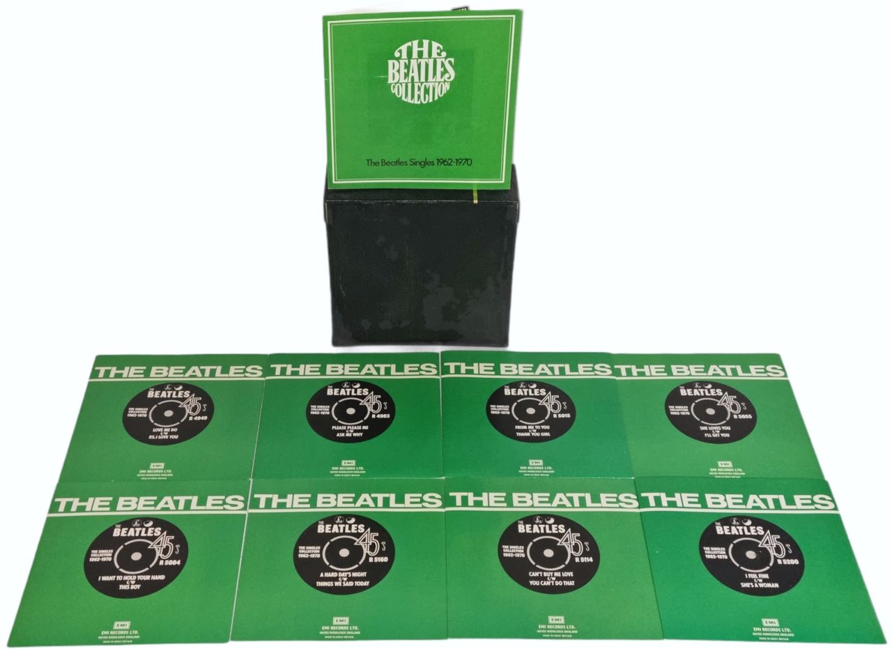 The Beatles The Beatles Collection + Insert UK 7" box set