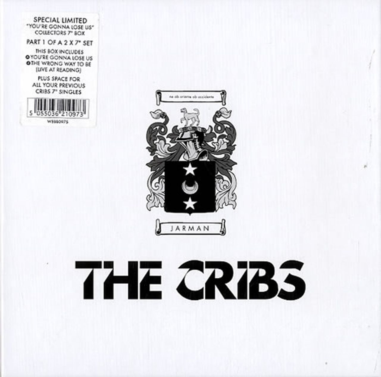 The Cribs You're Gonna Lose Us + Box - 4 x 7" Singles UK 7" box set