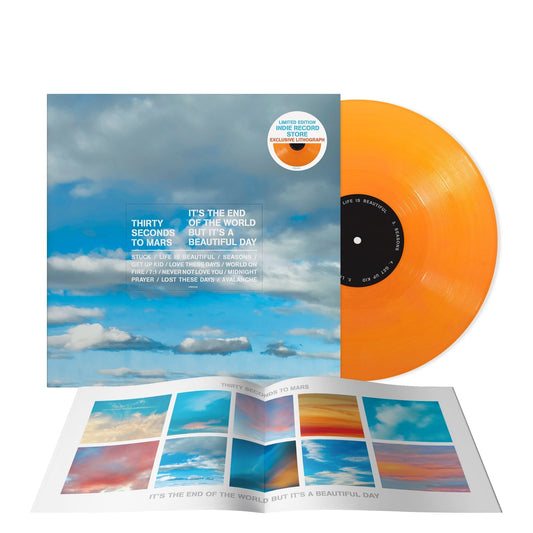Thirty Seconds To Mars - It's The End Of The World But It's A Beautiful Day [Tangerine LP] [Alternate Cover] Vinyl