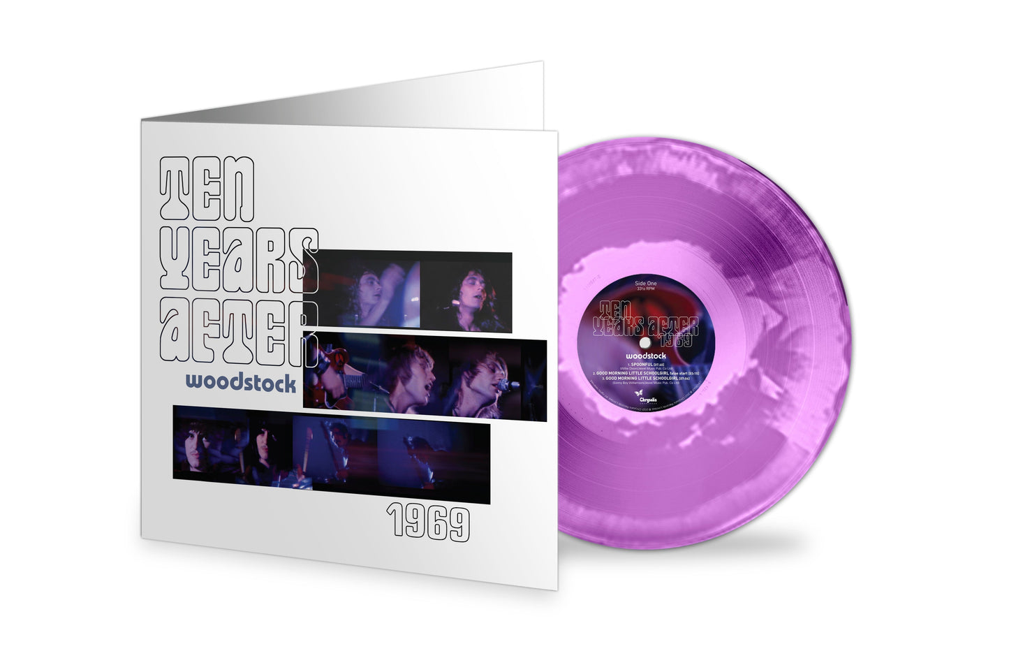 Ten Years After - Woodstock 1969 Purple and White Tie Die Vinyl 2LP