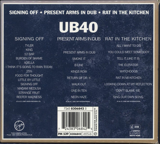 UB40 Coffret 3 Compact Discs Dutch Box set