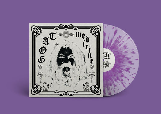 GOAT - Medicine Ltd Indies Bohemica Purple & Frosted Clear Splatter Vinyl LP